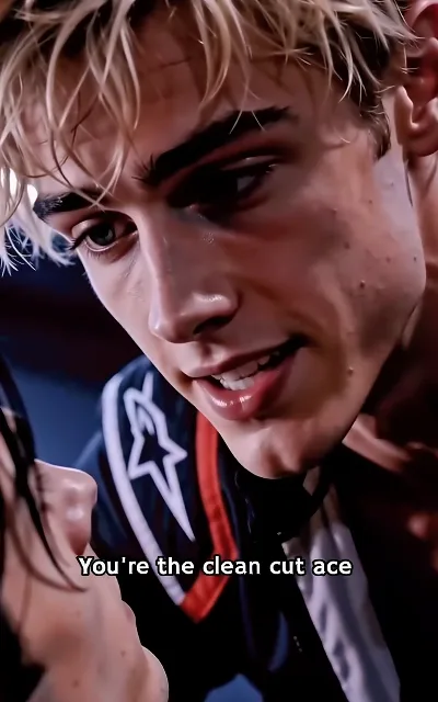 "You’re the clean cut ace" — Jesse’s grin, half-face smoke makeup, the rival who refuses to back off (ep2, subtitles as aired)