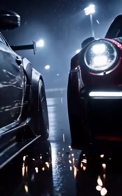 The vintage racer’s round headlights burning through the rain — the last stretch of the season (ep5)