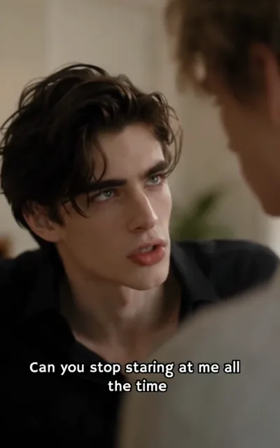 Adrian looks up at Noah in exasperation, subtitle reads 
