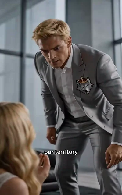 Episode 2 frame: 'our territory' — the territorial claim that binds Alpha to his lie