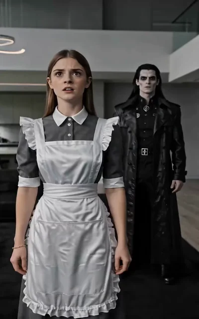 Episode 5 frame: the Cursed Luna and the stranger — an alliance the pack did not expect