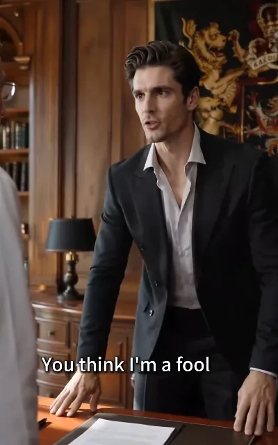 "You think I'm a fool" — the accusation that drops the pretense, the truth held an inch from the table (ep7, subtitles as aired; conflict beat)