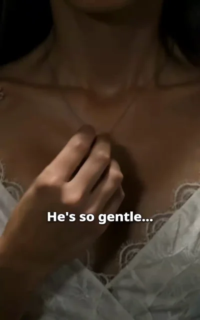Episode 1 frame: 'He's so gentle...' — Eira's intimate moment before the betrayal unfolds