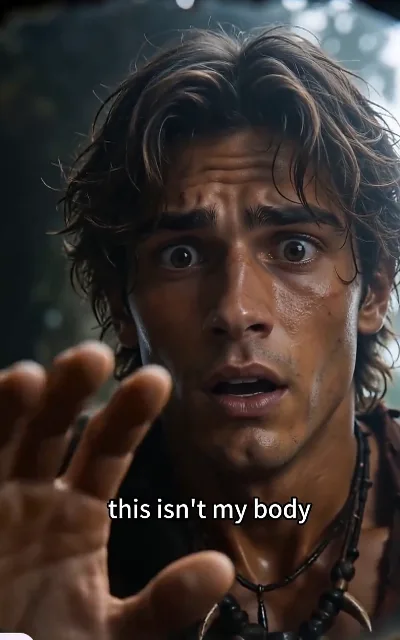 The core line of the crossing: 'This isn't my body'
