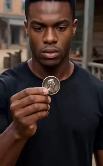 Frame ep02-f00 from episode 2 — Zion reads the token (ep2; subtitles as aired — I want a hundred thousand dollars, not a cent less)