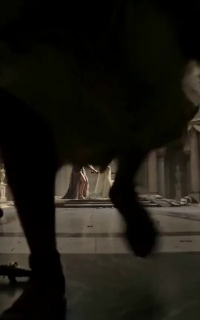 Frame ep01-f00 from episode 1 — Eris cannot accept the swap (ep1; subtitles as aired — Why did you get Leonidas while I was cursed with a beggar)