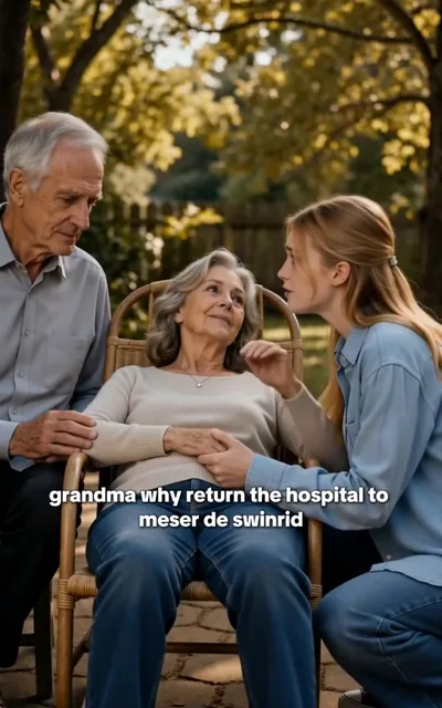 Frame ep04-f01 from episode 4 — After grandma's surgery (ep4; subtitles as aired — Moving back home makes sense. Easier to care for everyone. Good girl.)