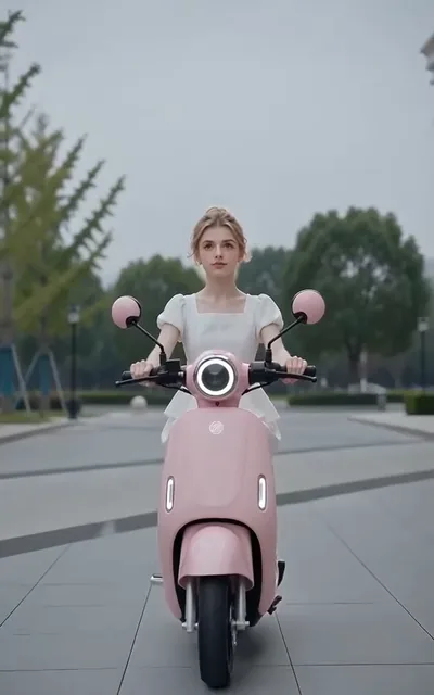 Frame ep04-f00 from episode 4 — Sophia on her way to the interview (ep4; subtitles as aired — If only I could join the secretary department, maybe then I'd have a chance to get close to Mr. Holt.)
