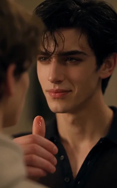 Frame ep03-f03 from episode 3 — Ethan knows (ep3; subtitles as aired — Weren't you the one who came to me first?)