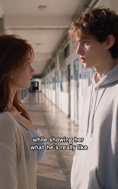 Frame ep04-f02 from episode 4 — The point of Lily (ep4; subtitles as aired — Lily is only here so Chloe can see what he's really like.)