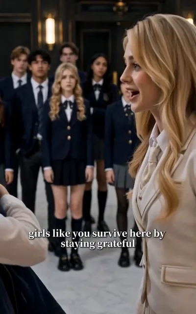 Frame ep01-f05 from episode 1 — Victoria's welcome to Nora (ep1; subtitles as aired — Girls like you survive here by staying grateful.)