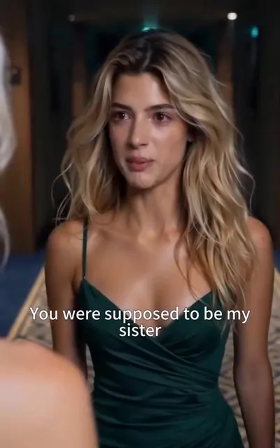 Frame ep01-f02 from episode 1 — Serena confronts Chloe (ep1; subtitles as aired — You were supposed to be my sister.)