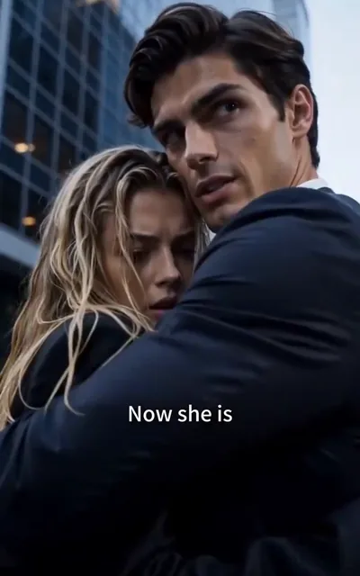 Frame ep06-f01 from episode 6 — Liam holds her close (ep6; subtitles as aired — Now she is — chosen.)