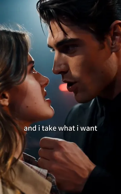 Frame ep02-f02 from episode 2 — Mia resists him for the first time (ep2; subtitles as aired — Don't touch me.)