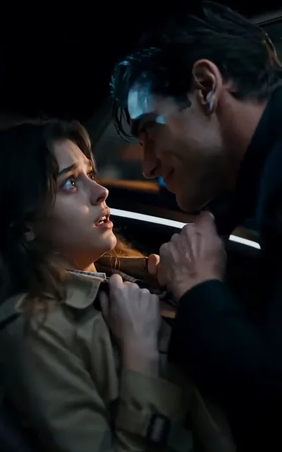 Frame ep03-f03 from episode 3 — Dominic claims her (ep3; subtitles as aired — It's done. You belong to me now.)
