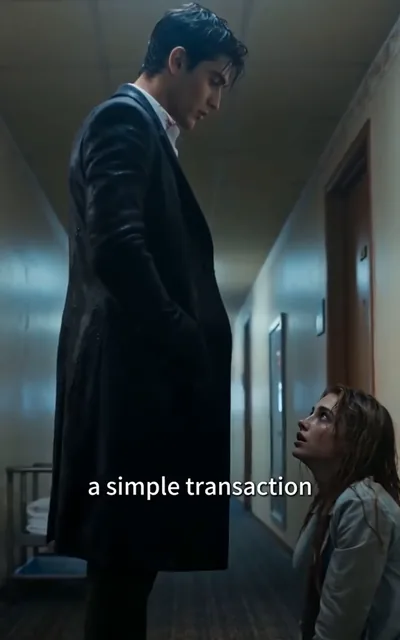 Frame ep06-f02 from episode 6 — Mateo in the hallway makes his offer (ep6; subtitles as aired — Marry me. A simple transaction.)