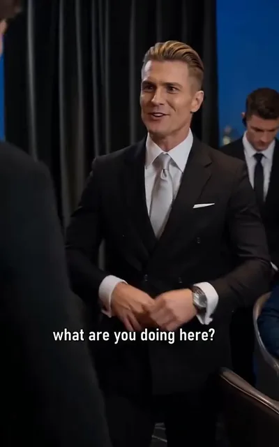 Frame ep08-f02 from episode 8 — The arrival (ep8; subtitles as aired — What are you doing here?)