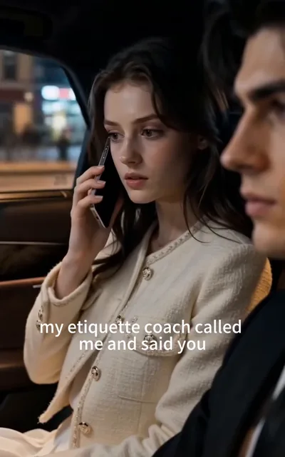 Frame ep05-f02 from episode 5 — The mother's dressing-down begins (ep5; subtitles as aired — My etiquette coach called me and said you skipped the entire week of classes.)