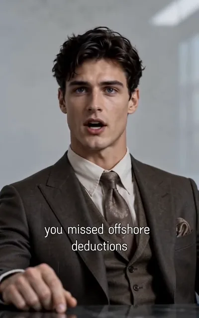 Frame ep04-f02 from episode 4 — The boardroom (ep4; subtitles as aired — You missed offshore deductions.)