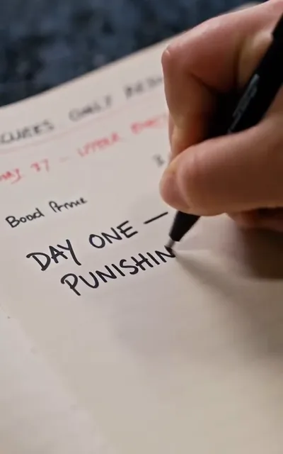 Frame ep03-f03 from episode 3 — The first day written down (ep3; subtitles as aired — Smaller is not a skill.)