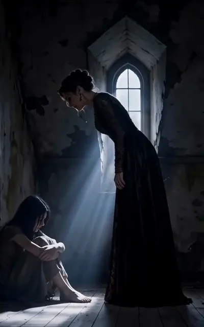Frame ep01-f03 from episode 1 — Yes, mother (ep1; subtitles as aired — Yes, mother.)