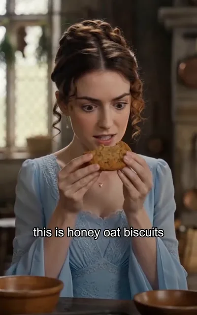 Frame ep05-f02 from episode 5 — A quiet breakfast (ep5; subtitles as aired — This is honey oat biscuits.)