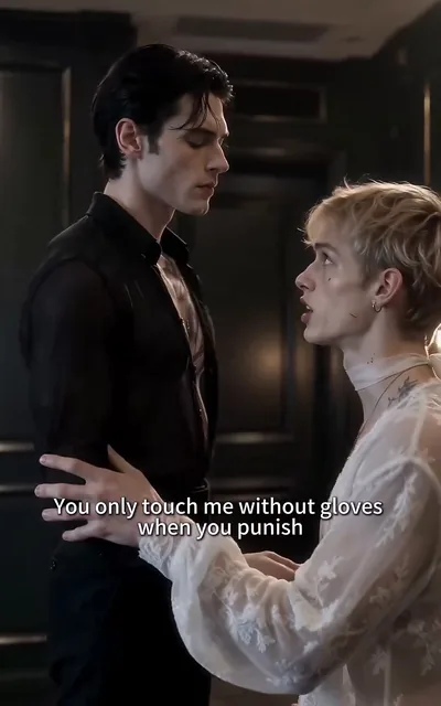 Frame ep04-f01 from episode 4 — The boy confronts Deris (ep4; subtitles as aired — You are the same as him. You just use candy instead of fists.)