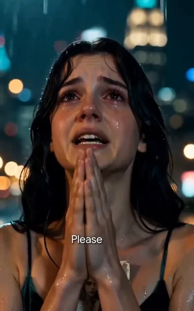 Frame ep02-f01 from episode 2 — Lena in the rain (ep2; subtitles as aired — Please.)