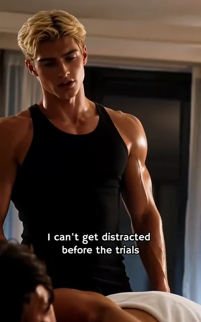 Frame ep03-f03 from episode 3 — Dominic asks for more time before the trials (ep3; subtitles as aired — I can't get distracted before the trials. Just give me a little more time. Wait for me.)
