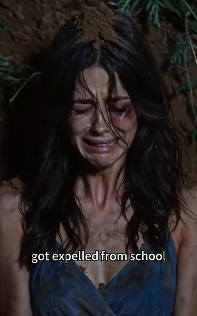 Frame ep01-f01 from episode 1 — Chloe refuses to be discarded (ep1; subtitles as aired — Why should the family throw me away like trash after hurting me so much?)