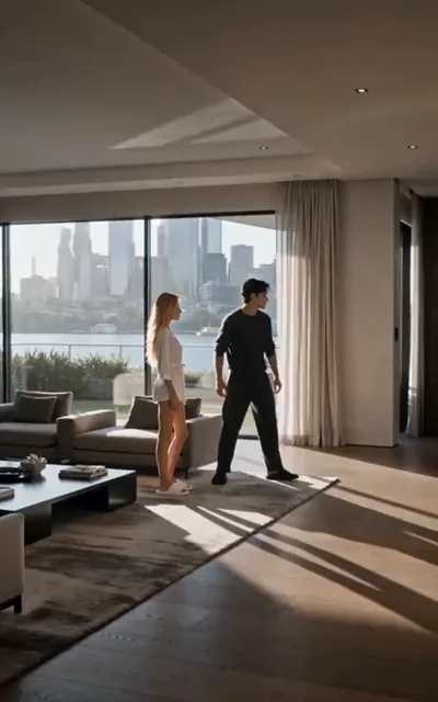 Frame ep01-f01 from episode 1 — Sam shows Jess her old room (ep1; subtitles as aired — Your old room is still exactly how you left it.)