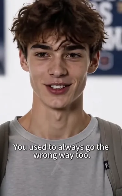 Frame ep01-f03 from episode 1 — Ethan Cole close-up after checking in (ep1; subtitles as aired — Ethan Cole, new guy.)