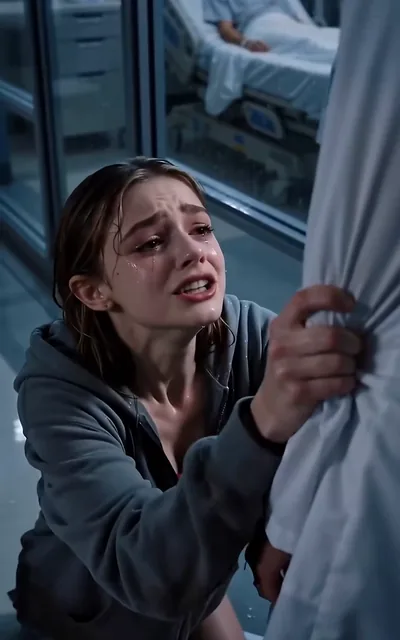 Frame ep02-f01 from episode 2 — Lyra grabs the doctor's coat in the hospital (ep2; subtitles as aired — Even if it means going to hell, I'll take it.)