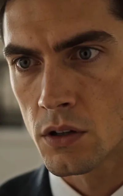 Frame ep03-f00 from episode 3 — The husband's realization at the office (ep3; subtitles as aired — Only her. Marcus is right there. Nothing but her.)