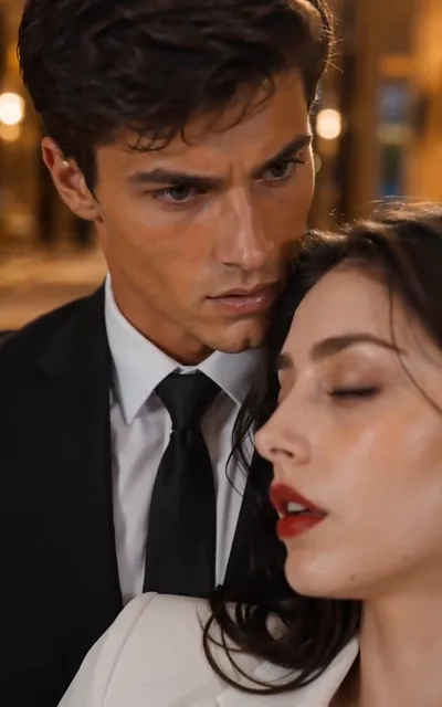 Frame ep02-f00 from episode 2 — Liam holds Vivian close after the reunion (ep2; subtitles as aired — I never thought I'd meet the woman I've had a crush on for 7 years like this.)