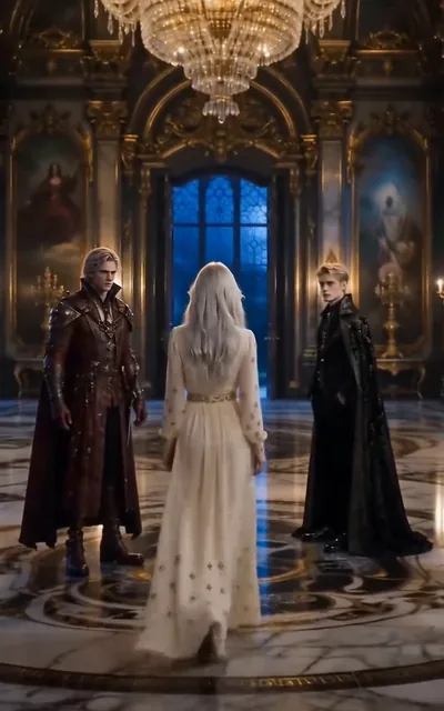 Frame ep03-f03 from episode 3 — Cecilia walking away from the nobles (ep3; subtitles as aired — Whether you live or die has nothing to do with me.)
