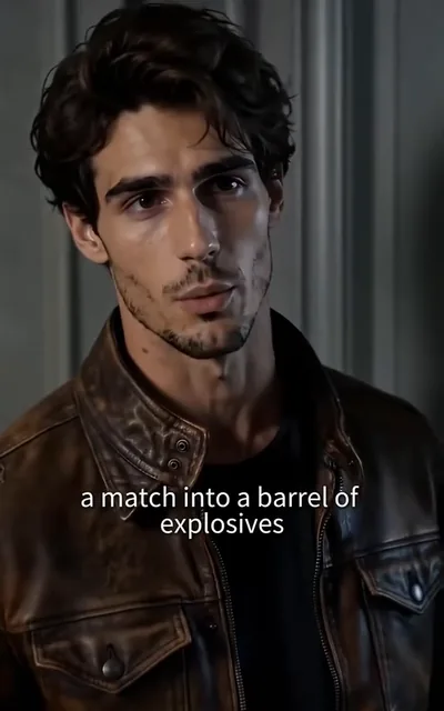 Frame ep03-f02 from episode 3 — Logan's close-up warning the doctors (ep3; subtitles as aired — That serum is far too aggressive. Someone will die.)