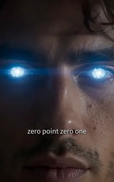 Frame ep04-f03 from episode 4 — Logan generating high voltage with his bare hands (ep4; subtitles as aired — A precise 120-jolt electrical pulse.)