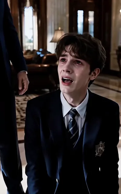 Frame ep01-f00 from episode 1 — Elio performs the guilty impostor (ep1; subtitles as aired — My brother is back. I, the imposter, should leave. All the fault is mine.)