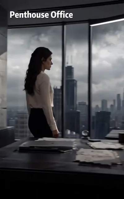 Frame ep01-f02 from episode 1 — Laila presents her forged resume (ep1; subtitles as aired — London School of Economics, Morgan Stanley, three years as an executive assistant.)
