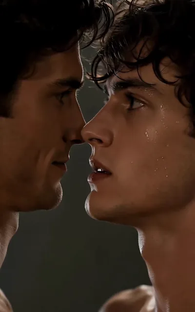 Frame ep01-f02 from episode 1 — Ethan and Lucas face off the first night (ep1; subtitles as aired — Bed is mine. Closet is mine. Bathroom runs my schedule.)