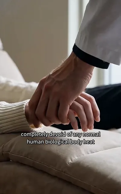 Frame ep02-f01 from episode 2 — The cold wrist warning (ep2; subtitles as aired — Forcing a sudden systemic command override will undoubtedly cause the main processor to burn out.)