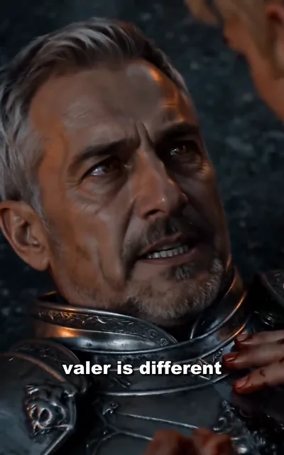 Frame ep05-f02 from episode 5 — Valor is different (ep5; subtitles as aired — the curse control is every dragon but valor is different. Protect him. He's the only way to end this.)