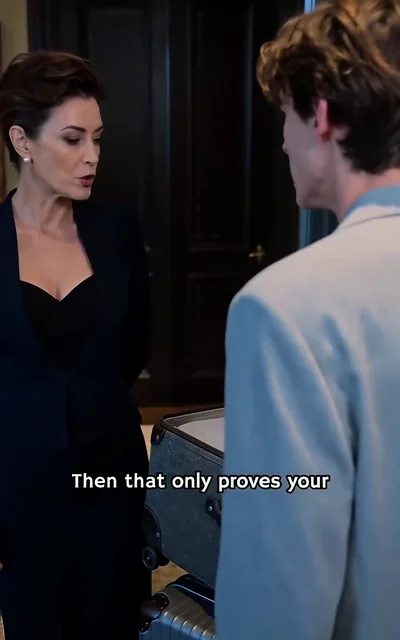 Frame ep03-f01 from episode 3 — The family confrontation (ep3; subtitles as aired — Then that only proves your attachment to Adrian is abnormal.)