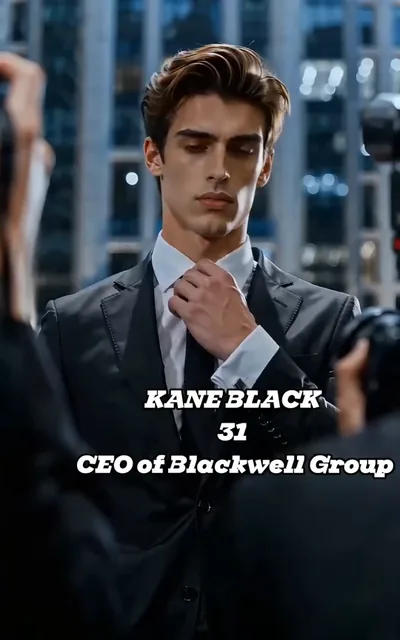 Frame ep01-f01 from episode 1 — Kane on camera at the press scrum (ep1; subtitles as aired — Business is nature. The weak get eaten.)