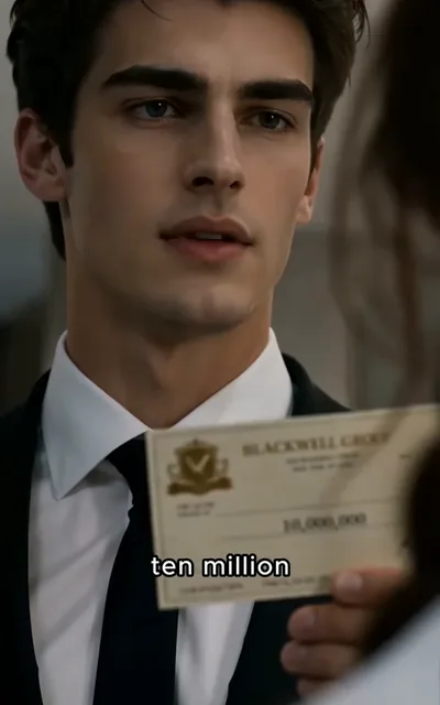 Frame ep03-f02 from episode 3 — Kane slides the envelope across the desk (ep3; subtitles as aired — You were an accident. 10 million. End the pregnancy. Disappear from my life.)