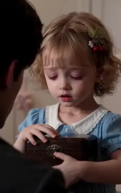 Frame ep09-f01 from episode 9 — Daisy asks to visit her old home (ep9; subtitles as aired — Daddy, can you take me back? If the landlord is mad, I can say sorry.)