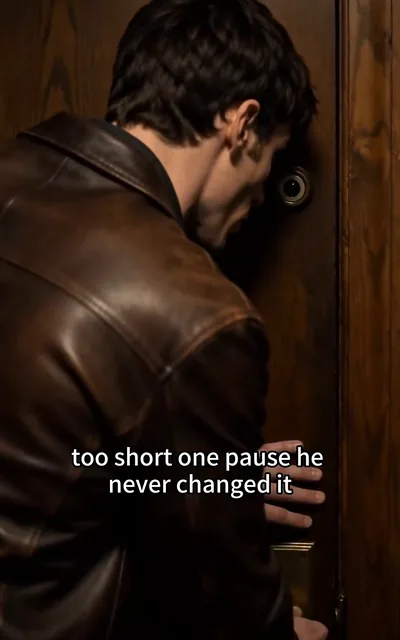 Frame ep01-f01 from episode 1 — The man from the threshold steps in (ep1; subtitles as aired — Spare room one night. Thank you.)