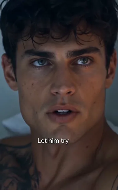 Frame ep03-f02 from episode 3 — He answers the threat (ep3; subtitles as aired — Let him try.)
