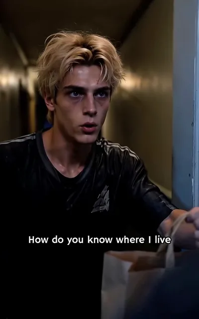 Frame ep02-f01 from episode 2 — Noah in the black jersey (ep2; subtitles as aired — How do you know where I live?)